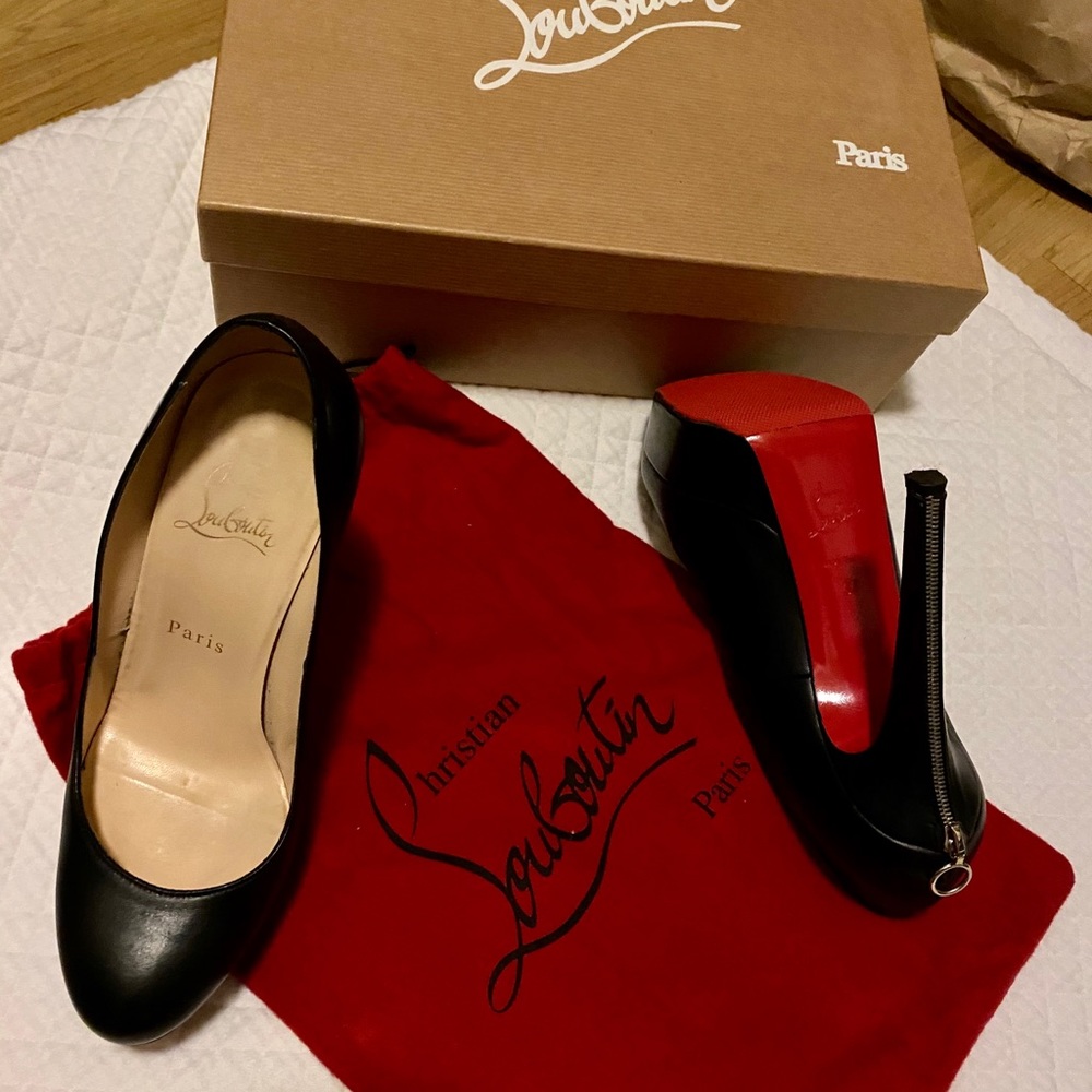 Christian Louboutin Rolandzip black pumps